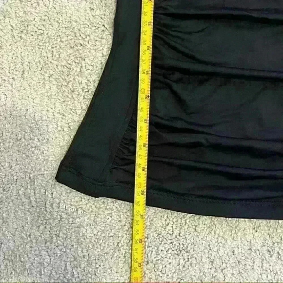 Seafolly Australia Goddess Twist Bandeaux Ruched Tankini Bathing Suit Top Black - Picture 12 of 15